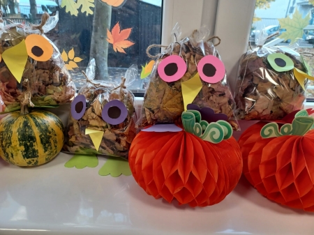 Sowy z liści? Czemu nie! 