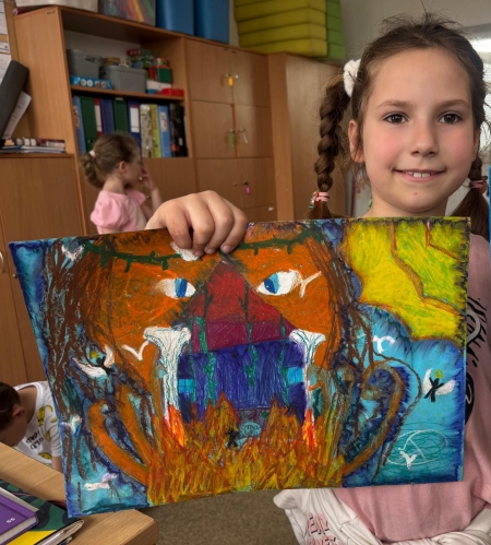 Laura z klasy IIc znowu udowodniła, że wyobraźnia nie zna granic!