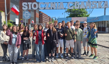 Klasa 8b odwiedziła Europejskie Centrum Solidarności w Gdańsku