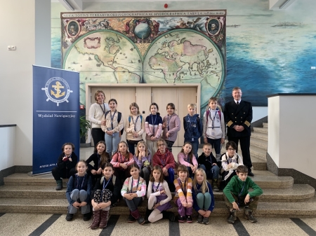 Klasa 3C z wizytą na Wydziale Nawigacji Uniwersytetu Morskiego w Gdyni